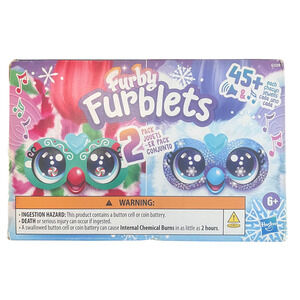 Furby Furblets. 2 Pack. Sno-Flay And Pep-Mint! BRAND NEW